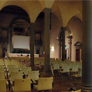 vista del palco e della bussola d\'ingresso